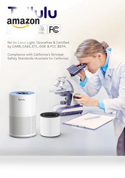 H13 True HEPA Air Filter Portable Air Purifier — Activated Carbon Air Purifiers, Tailulu