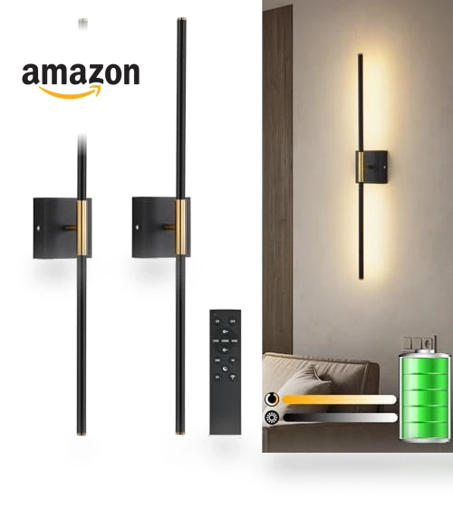 LED Wall Sconces Set of 2 — Wall Lighting, ZEBALINE