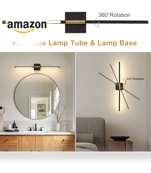 LED Wall Sconces Set of 2 — Wall Lighting, ZEBALINE