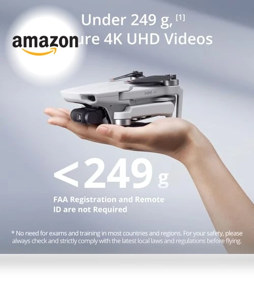 Mini 4K Camera Drone Combo — Drones, DJI
