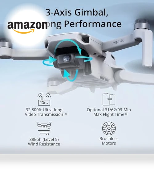 Mini 4K Camera Drone Combo — Drones, DJI