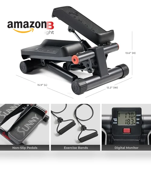 Mini Stepper for Exercise at Home — Steppers, Sunny Health & Fitness