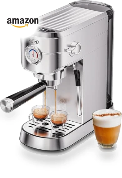 Professional Espresso Maker with Milk Frother — Coffee & Espresso Combos, Gevi