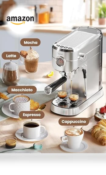 Professional Espresso Maker with Milk Frother — Coffee & Espresso Combos, Gevi