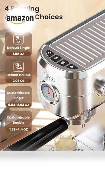 Professional Espresso Maker with Milk Frother — Coffee & Espresso Combos, Gevi