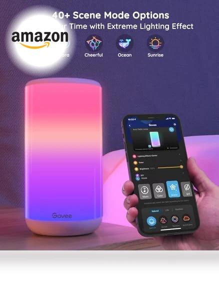 RGBIC Table Lamp — Creative Lighting Solutions, Govee