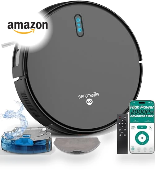 Robot Vacuum and Mop Combo — Smart Cleaning Robots, SereneLife