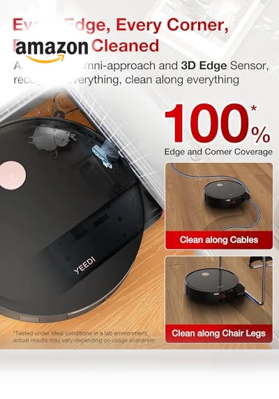 Robot Vacuum and Mop — Smart Cleaning Robots, YEEDI
