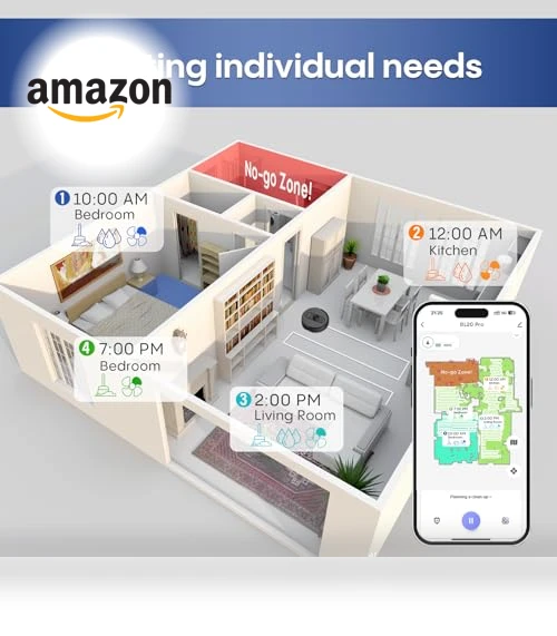 Robot Vacuum and Mop — Smart Cleaning Robots, eitton