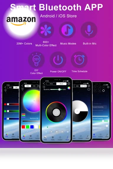 Smart RGB LED Corner Lamp — Standing Lights, Sotipevs