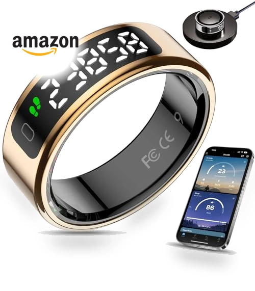 Smart Ring with Display Screen & Wireless Charging — Smart Rings, Jojovenusmall