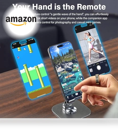 Smart Ring with Display Screen & Wireless Charging — Smart Rings, Jojovenusmall