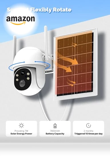 Solar Security Camera — Smart Home Security, MOES