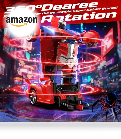 Spider RC Car Transform Robot — Remote Control Cars, DEERC