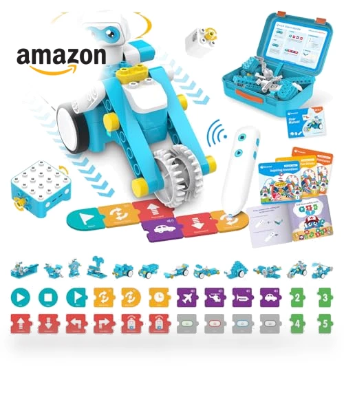 STEM Card & Pen Coding Robot Kit for Kids — Construction Kits, Whalesbot