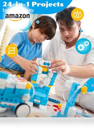 STEM Card & Pen Coding Robot Kit for Kids — Construction Kits, Whalesbot