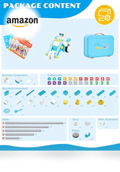 STEM Card & Pen Coding Robot Kit for Kids — Construction Kits, Whalesbot