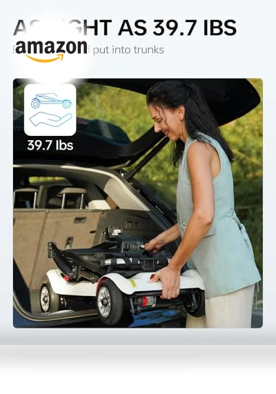 Ultra Lightweight Mobility Scooter — Push Scooters, PAISEEC