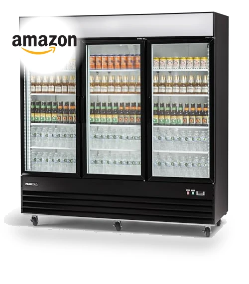 Upright Display Cooler - Merchandiser Refrigerator — Drink Coolers, PEAKCOLD
