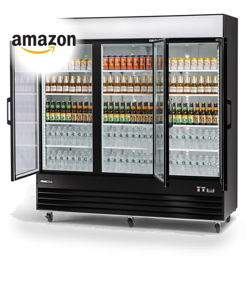 Upright Display Cooler - Merchandiser Refrigerator — Drink Coolers, PEAKCOLD