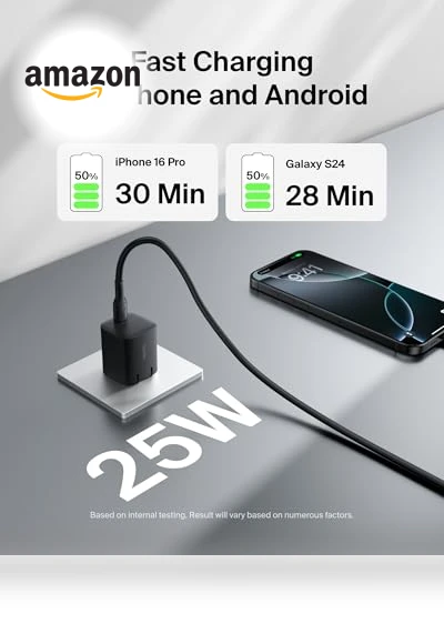 USB C Charger Block 25W (2 Pack) — Chargers, Belkin