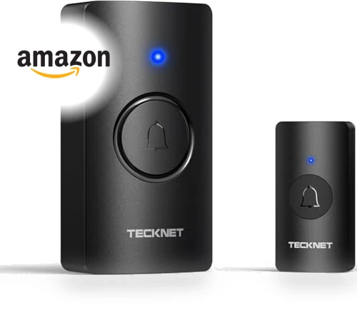 Wireless Doorbell — Push Buttons, TECKNET