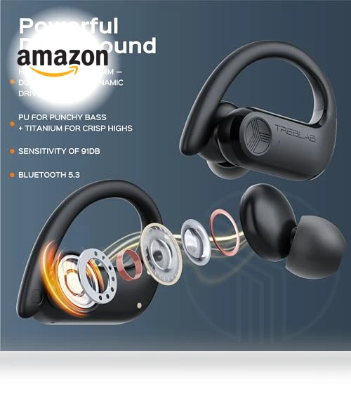 Workout True Wireless Earbuds — Audio Gear, TREBLAB