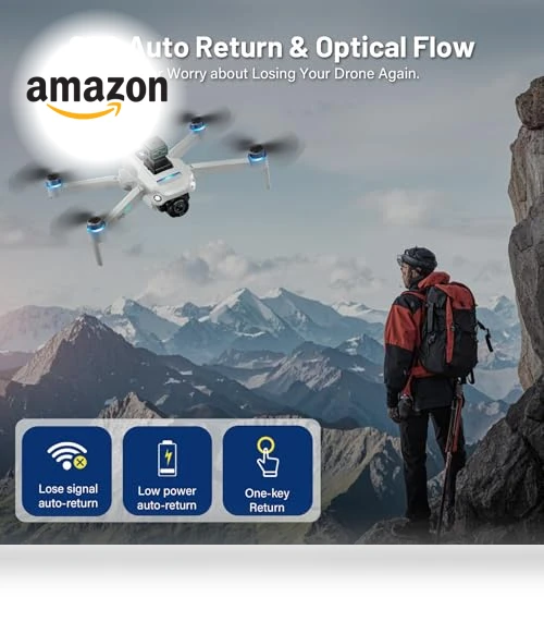 4K GPS Drone with LCD Screen — Drones, CANKETEC