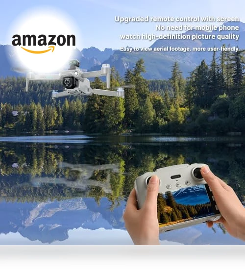 4K GPS Drone with LCD Screen — Drones, CANKETEC