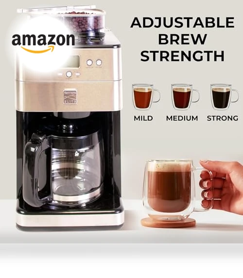 Elite Grind And Brew Coffee Maker — Electric Blade Coffee Grinders, Koolatron
