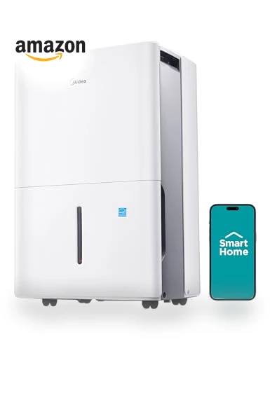 Energy Star Certified Dehumidifier — Air Moisture Control, Midea