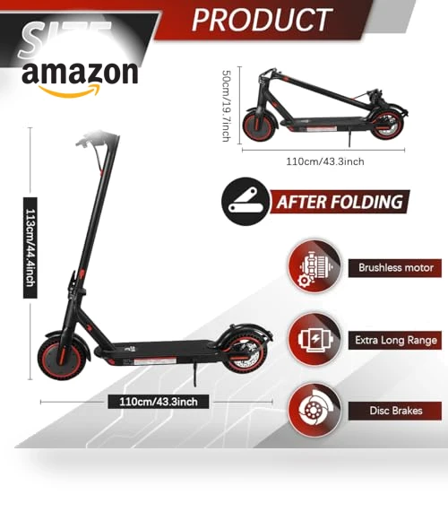 Foldable Electric Scooter — Electric Self-Balancing Scooters, Hugtoday