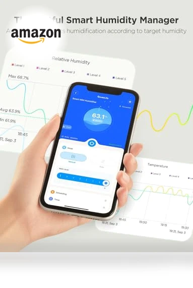 Smart Cool Mist Air Humidifier — Air Moisturizers, GoveeLife