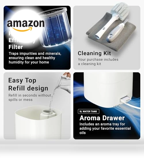Ultrasonic Humidifier — Air Moisturizers, MIKO