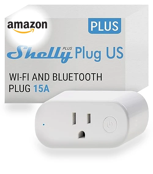 WiFi & Bluetooth Operated Smart Plug with Power Measurement — Smart Home Hubs & Controllers, Shelly