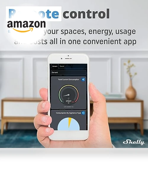 WiFi & Bluetooth Operated Smart Plug with Power Measurement — Smart Home Hubs & Controllers, Shelly
