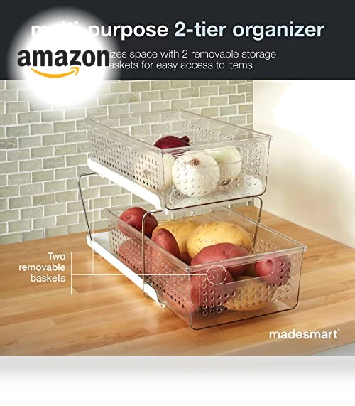 2 Tier Organizer — Storage Solutions, madesmart