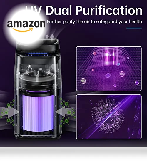 4-in-1 Air Purifier — Air Ionizers, POMORON