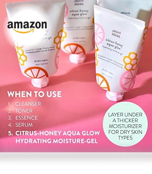Citrus-Honey Aqua Glow Hydrating Moisture Gel — Sets & Kits, Peach Slices