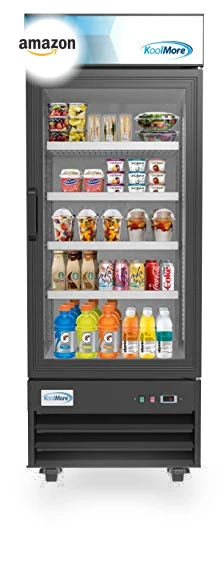 Commercial Glass 1 Door Display Refrigerator Merchandiser — Drink Coolers, KoolMore