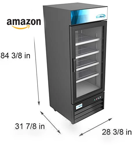Commercial Glass 1 Door Display Refrigerator Merchandiser — Drink Coolers, KoolMore