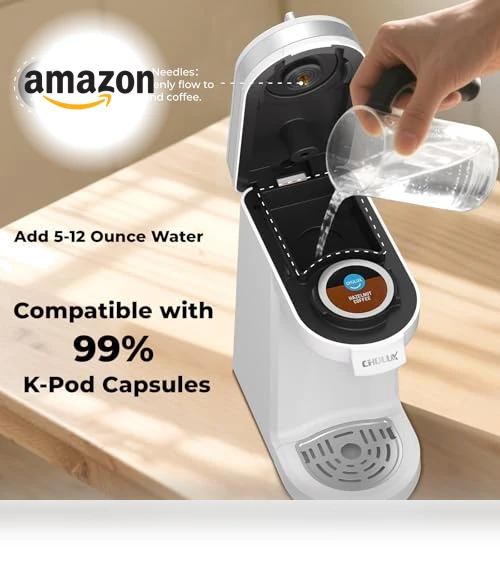 Compact Single Serve Coffee Maker for K Pods — Coffee Makers, CHULUX