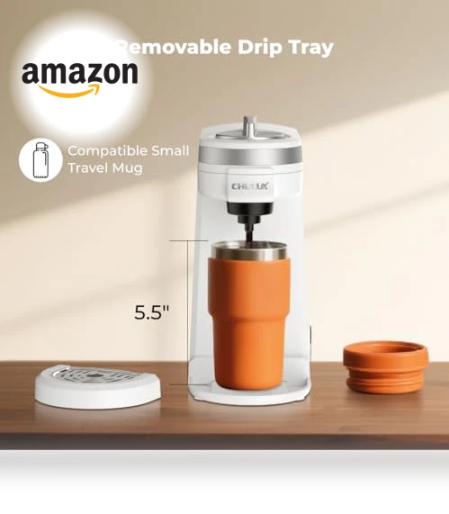 Compact Single Serve Coffee Maker for K Pods — Coffee Makers, CHULUX