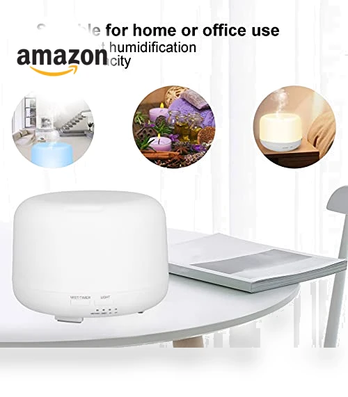 Essential Oil Diffuser Humidifier with LED Lights — Diffusers, EVTSCAN
