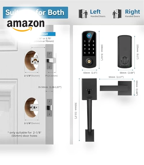 Fingerprint Smart Door Lock — Smart Home Security, BEBASIA