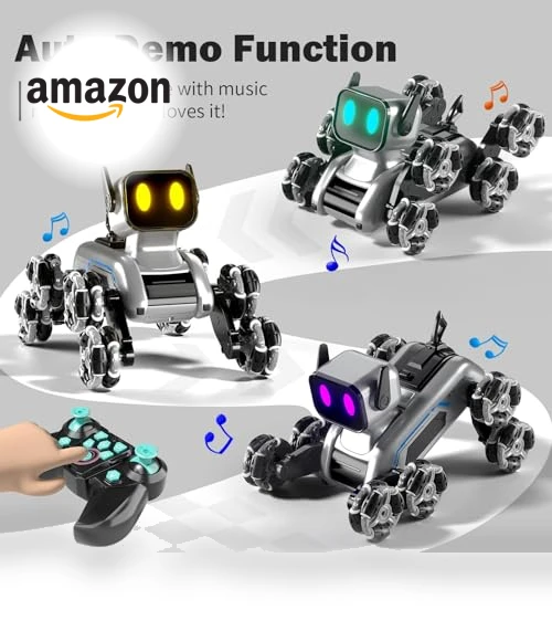 Gesture Sensing Stunt RC Robot Dog — Interactive Figures & Robots, BLF FUN