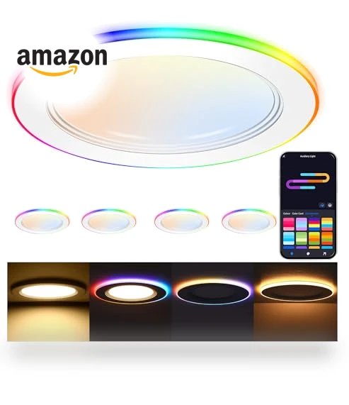 RGB Smart Recessed Lighting — Recessed Lighting, CLOUDY BAY
