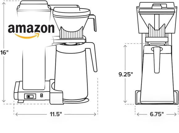 Thermal Carafe 10-Cup Coffee Maker — Carafes & Pitchers, Technivorm Moccamaster
