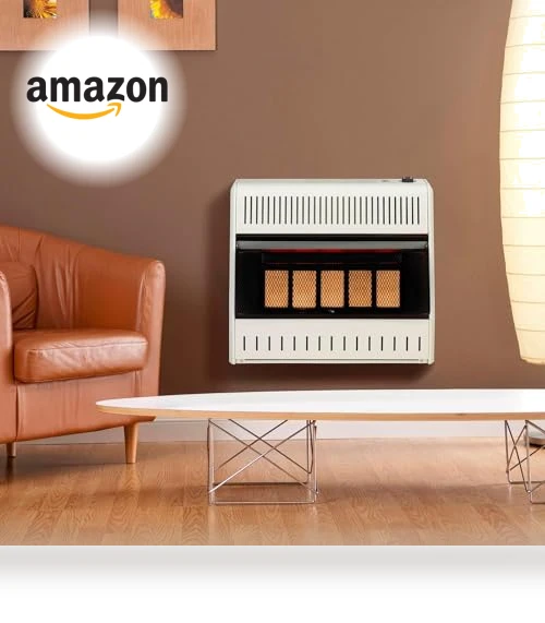 Ventless Propane Gas Infrared Space Heater with Thermostat Control — Portable Heating Solutions, ProCom