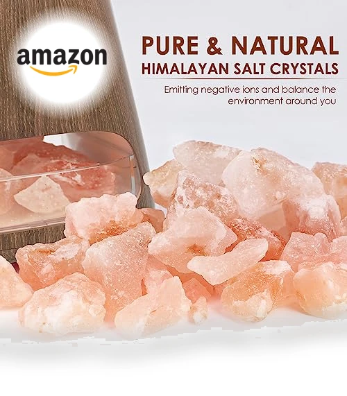 2-in-1 Himalayan Salt Lamp Diffuser — Salt Lamp, SALKING